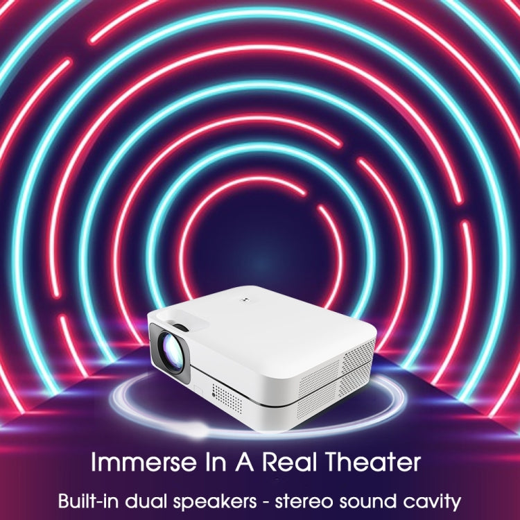 WEJOY L9 1920x1080P 400 ANSI Lumens Portable Home Theater LED HD Digital Projector, Android 6.0, 1G+8G, AU Plug - LED Projector by WEJOY | Online Shopping UK | buy2fix