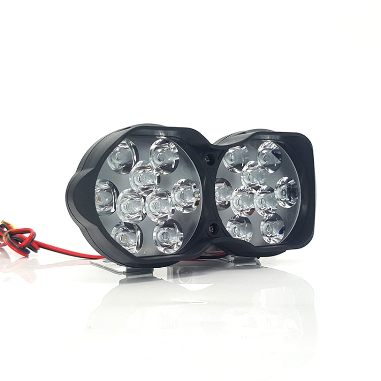 2 PCS L15 8-85V / 15W / 5000K / 1200LM Motorcycle / Car IPX4 Waterproof External LED Glare Spotlight Working Lamp - Headlights by buy2fix | Online Shopping UK | buy2fix