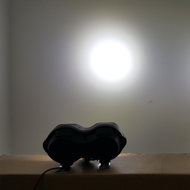 2 PCS L15 8-85V / 15W / 5000K / 1200LM Motorcycle / Car IPX4 Waterproof External LED Glare Spotlight Working Lamp - Headlights by buy2fix | Online Shopping UK | buy2fix