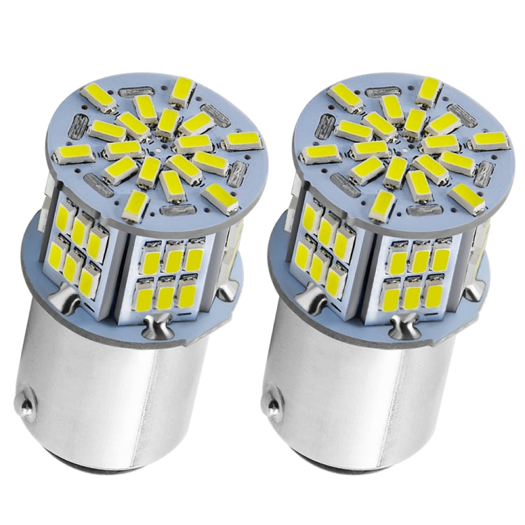 1 Pair E0052 9-14V 1156-54SMD-2835 6000K 1080LM White Light Car Decoding Turn Signal Reversing Light - Arrow Turn Lights by buy2fix | Online Shopping UK | buy2fix