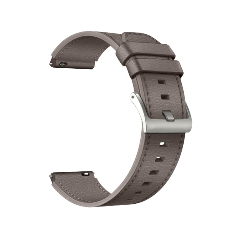 For Huawei Watch GT2 Pro Leather Watch Band(Grey) - Watch Bands by buy2fix | Online Shopping UK | buy2fix