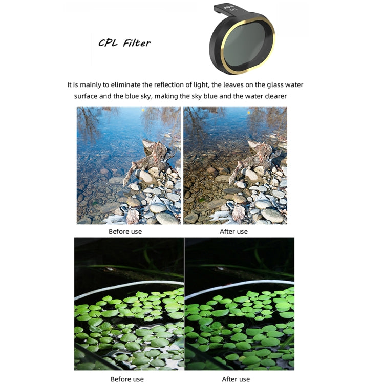JSR for FiMi X8 mini Drone 6 in 1 UV + CPL + ND4 + ND8 + ND16 + ND32 Lens Filter Kit - by JSR | Online Shopping UK | buy2fix