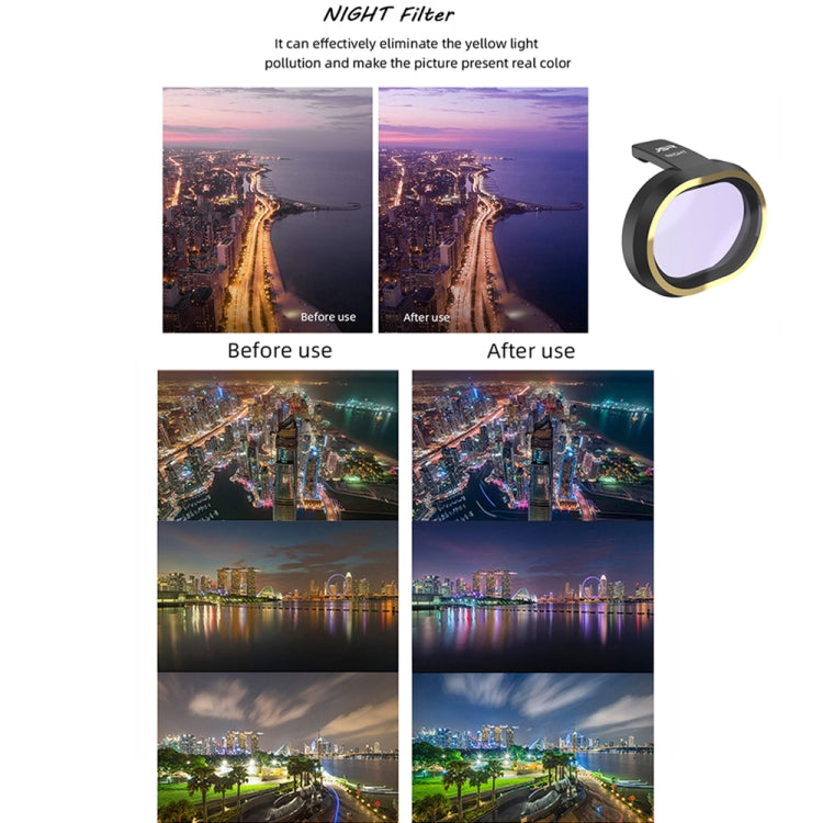 JSR for FiMi X8 mini Drone 8 in 1 UV + CPL + ND8 + ND16 + ND32 + STAR + NIGHT Lens Filter Kit - by JSR | Online Shopping UK | buy2fix