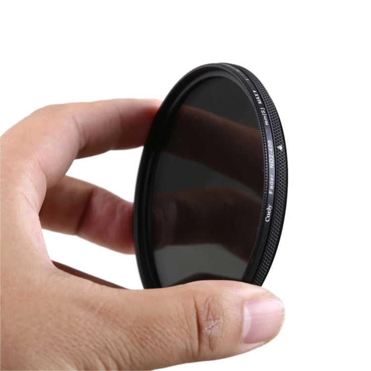 Cuely 82mm ND2-400 ND2 to ND400 ND Filter Lens Neutral Density Adjustable Variable Filter - Variable ND Filter by buy2fix | Online Shopping UK | buy2fix