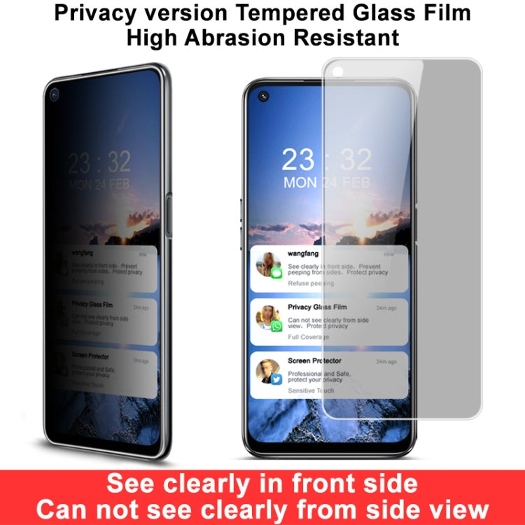 For OPPO A54 4G / 5G & A74 5G IMAK Anti-spy Tempered Glass Film - OPPO Tempered Glass by imak | Online Shopping UK | buy2fix
