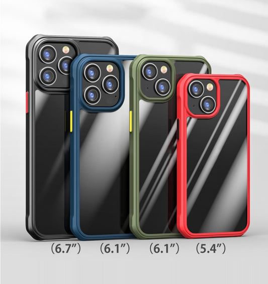 For iPhone 13 Pro Max Dawn Series Airbag Shockproof TPU+PC Case (Red) by buy2fix
