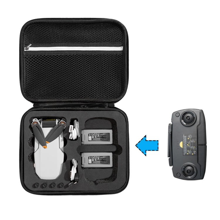 Shockproof Nylon Carrying Hard Case Storage Bag for DJI Mavic Mini SE, Size: 24 x 19 x 9cm(Black + Black Liner) by buy2fix