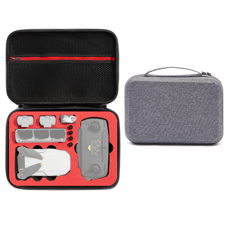 For DJI Mini SE Shockproof Carrying Hard Case Storage Bag, Size: 21.5 x 29.5 x 10cm(Grey + Red Liner) - Carry Cases & Bags by buy2fix | Online Shopping UK | buy2fix