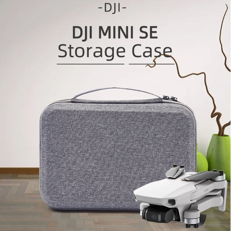 For DJI Mini SE Shockproof Carrying Hard Case Storage Bag, Size: 21.5 x 29.5 x 10cm(Grey + Red Liner) - Carry Cases & Bags by buy2fix | Online Shopping UK | buy2fix