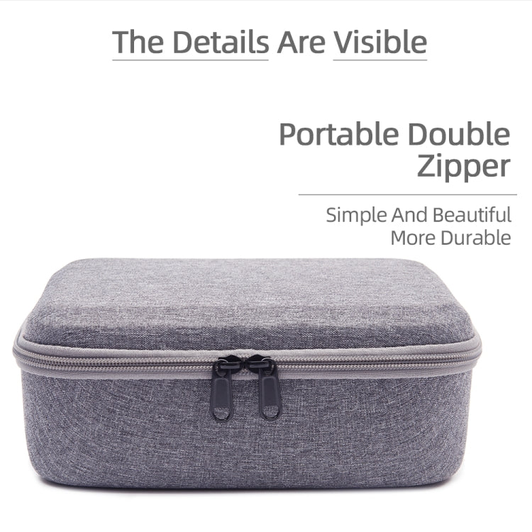 For DJI Mini SE Shockproof Carrying Hard Case Storage Bag, Size: 21.5 x 29.5 x 10cm(Grey + Red Liner) - Carry Cases & Bags by buy2fix | Online Shopping UK | buy2fix