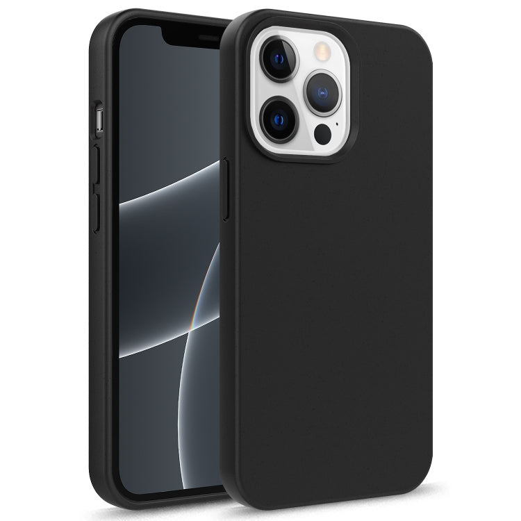 For iPhone 13 Starry Series Shockproof Straw Material + TPU Protective Case(Black) - iPhone 13 Cases by buy2fix | Online Shopping UK | buy2fix