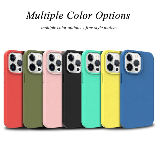 For iPhone 13 Starry Series Shockproof Straw Material + TPU Protective Case(Blue) by buy2fix