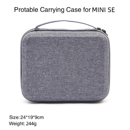For DJI Mini SE Shockproof Carrying Hard Case Storage Bag, Size: 24 x 19 x 9cm(Grey + Black Liner) by buy2fix