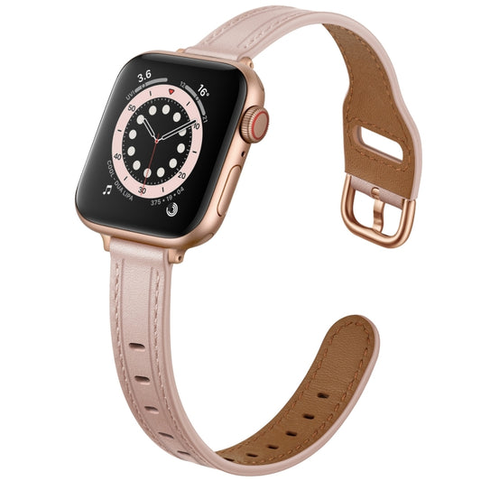 Women Starry Sky Style Leather Watch Band For Apple Watch Series 9&8&7 41mm / SE 3&SE 2&6&SE&5&4 40mm / 3&2&1 38mm(Pink Sand) by buy2fix