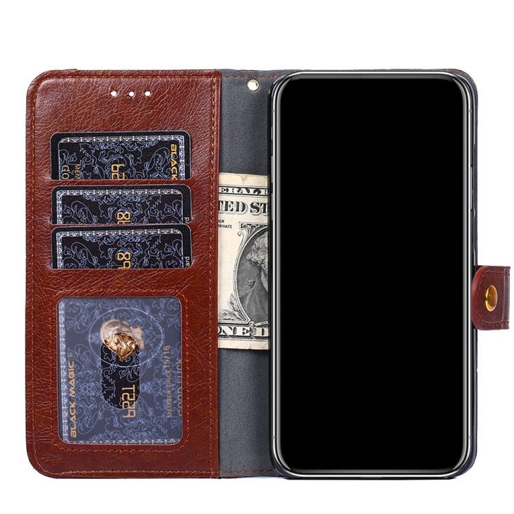 For vivo Y51 2020 4G Zipper Bag PU + TPU Horizontal Flip Leather Case with Holder & Card Slot & Wallet & Lanyard(Brown) - vivo Cases by buy2fix | Online Shopping UK | buy2fix