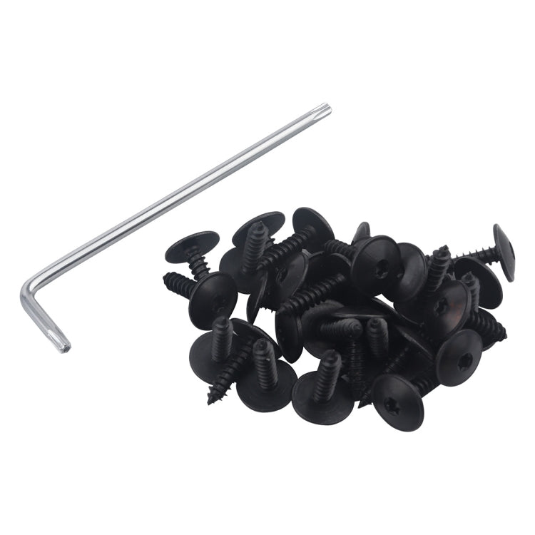 A5474 50 PCS M5x16 Mudguard Screws with Wrench N90775001 for Audi - Nuts & Bolts by buy2fix | Online Shopping UK | buy2fix