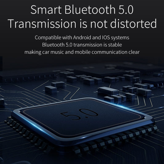 BC52 QC3.0 Fast Charging Car Colorful Atmosphere Light Bluetooth MP3 Player FM Transmitter - Bluetooth Car Kits by buy2fix | Online Shopping UK | buy2fix