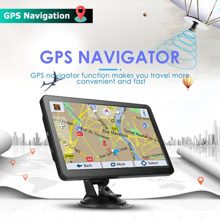 7 inch Car HD GPS Navigator 8G+128M Resistive Screen Support FM / TF Card, Specification:North America Map by buy2fix