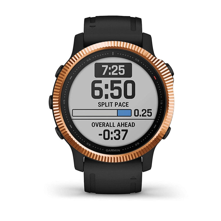 For Garmin Fenix 6S/ 6S Pro/6S Sapphire Smart Watch Steel Bezel Ring, B Version(Rose Gold) - Watch Cases by buy2fix | Online Shopping UK | buy2fix