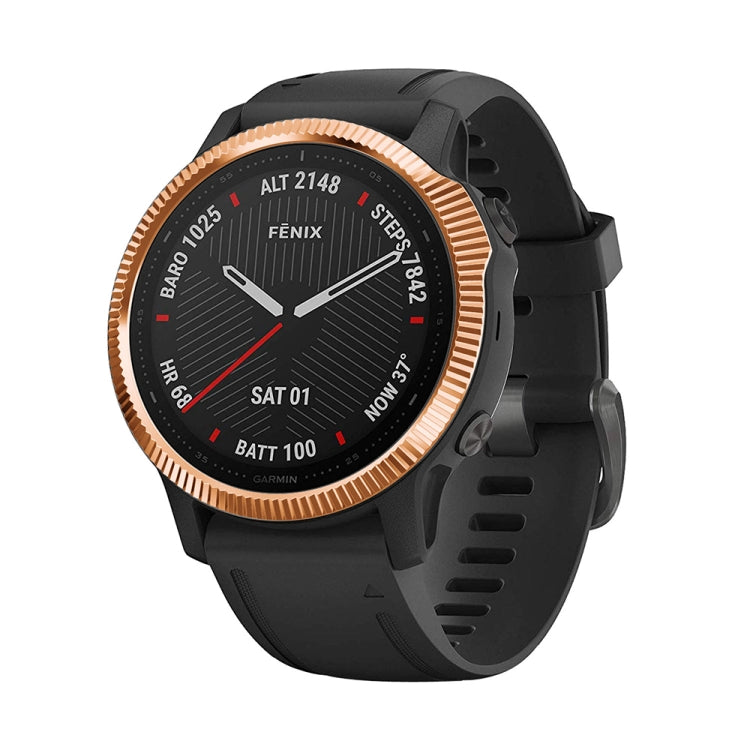 For Garmin Fenix 6S/ 6S Pro/6S Sapphire Smart Watch Steel Bezel Ring, B Version(Rose Gold) - Watch Cases by buy2fix | Online Shopping UK | buy2fix
