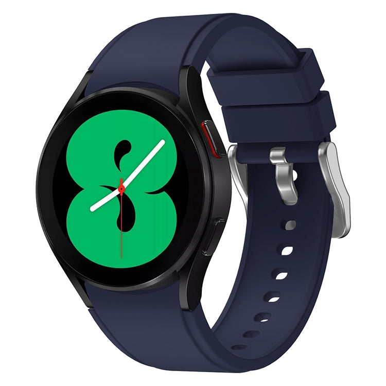 For Samsung Galaxy Watch4 44mm Silicone Watch Band(Midnight Blue) - Watch Bands by buy2fix | Online Shopping UK | buy2fix