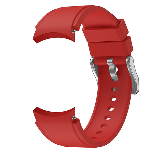 For Samsung Galaxy Watch4 Classic 42mm Silicone Watch Band(Red) by buy2fix