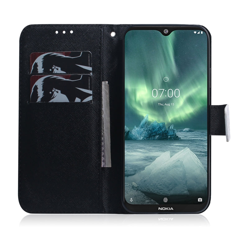 For Nokia 7.2 Coloured Drawing Pattern Horizontal Flip PU Leather Case with Holder & Card Slots & Wallet(Anger) - Nokia Cases by buy2fix | Online Shopping UK | buy2fix