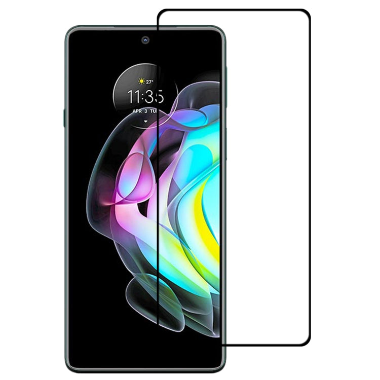 For Motorola Edge 20 Lite / Edge 20 Fusion Full Glue Full Screen Tempered Glass Film - Motorola Tempered Glass by buy2fix | Online Shopping UK | buy2fix
