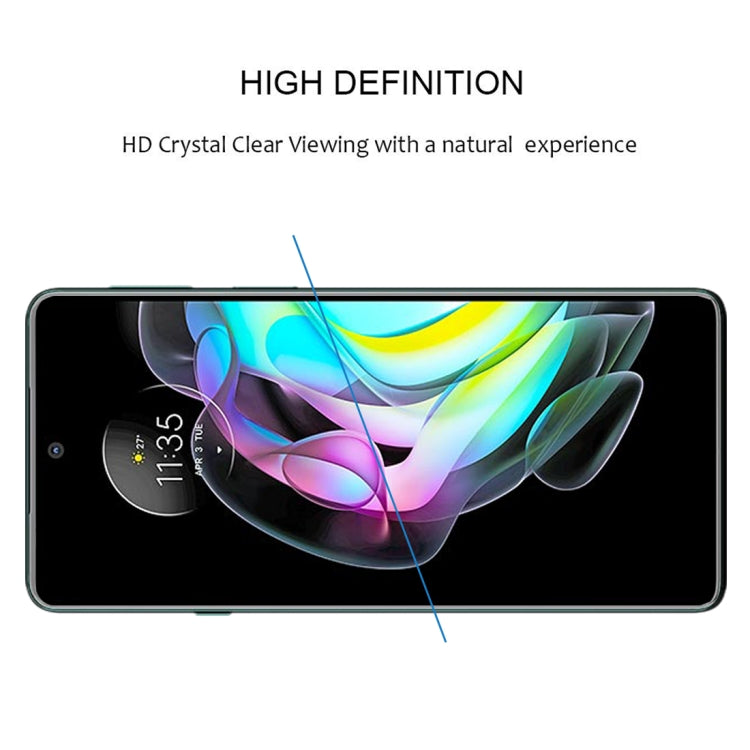 For Motorola Edge 20 Lite / Edge 20 Fusion Full Glue Full Screen Tempered Glass Film - Motorola Tempered Glass by buy2fix | Online Shopping UK | buy2fix