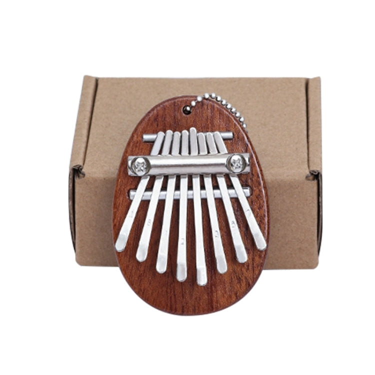 Mini 8 Tone Thumb Piano Kalimba Musical Instruments(Wood Egg) - Keyboard Accessories by buy2fix | Online Shopping UK | buy2fix