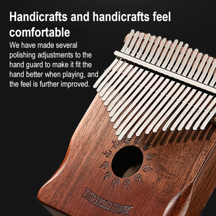 21 Tone Acacia Wood Thumb Piano Kalimba Musical Instruments(Coffee-Reindeer) - Keyboard Accessories by buy2fix | Online Shopping UK | buy2fix