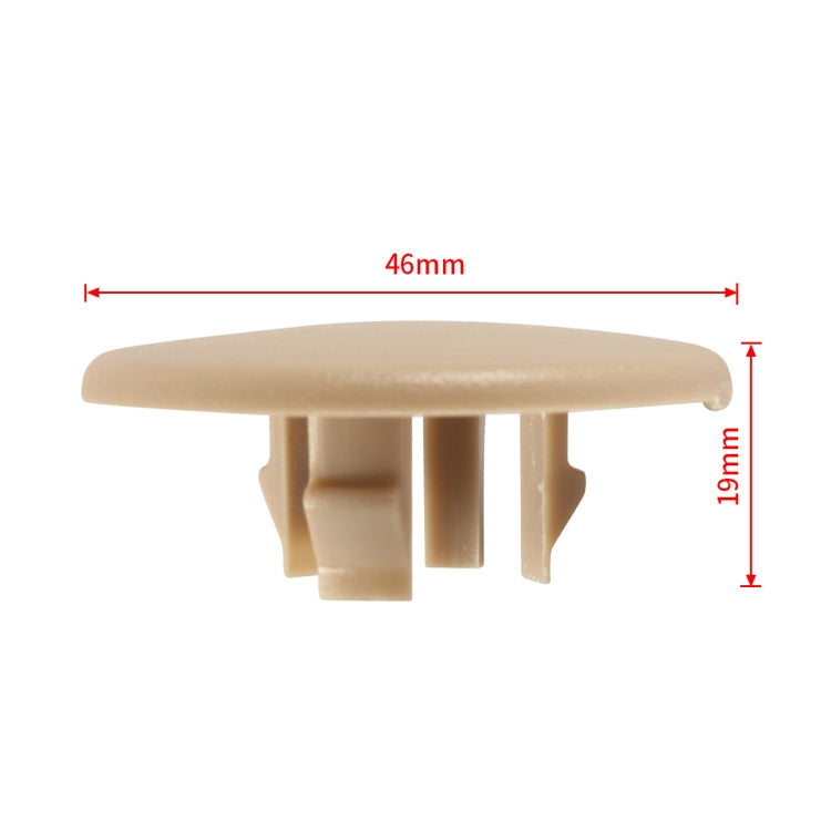 A6254-02 Beige 2 PCS Car Armrest Cover Buckle 15279689 for Chevrolet - Tank Covers by buy2fix | Online Shopping UK | buy2fix