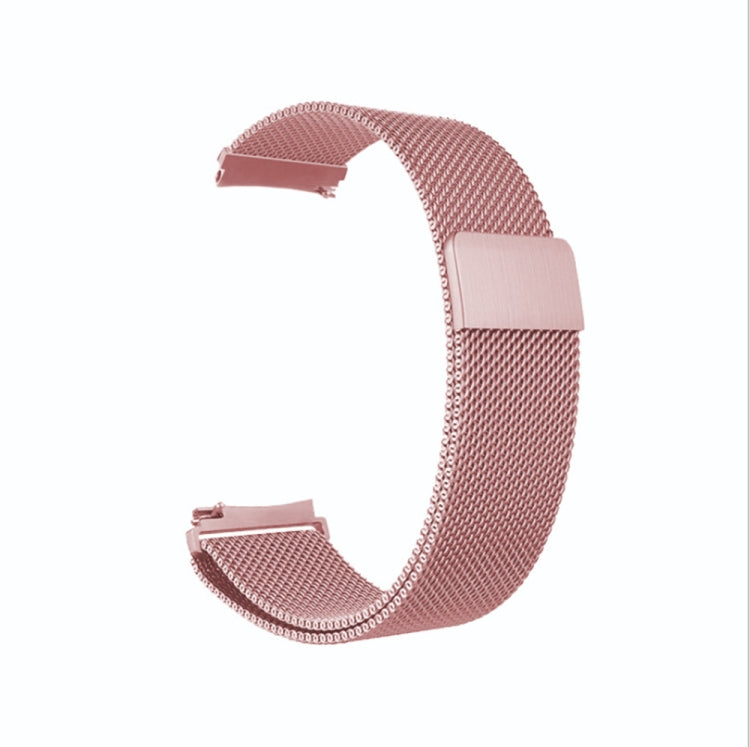 For Samsung Galaxy Watch4 44mm Milanese Watch Band(Rose Pink) - Watch Bands by buy2fix | Online Shopping UK | buy2fix