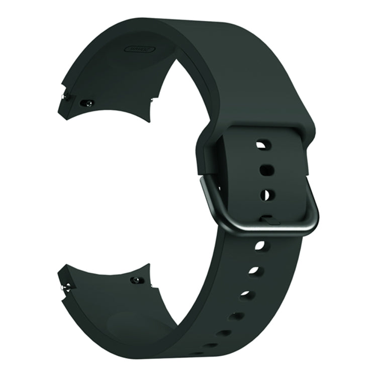 For Samsung Galaxy Watch4 Classic 46mm Universal Silicone Colorful Buckle Watch Band(Green) - Watch Bands by buy2fix | Online Shopping UK | buy2fix