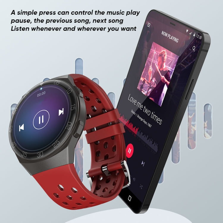 MT68 1.28 inch IPS Screen Bluetooth 5.0 IP67 Waterproof Smart Watch, Support Sleep Monitor / Multi-sports Mode / Heart Rate Monitor / Blood Pressure Monitoring(Red) by buy2fix