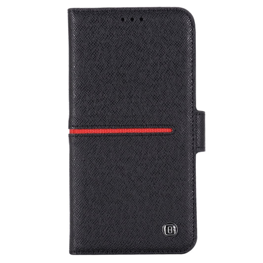 For iPhone 11 GEBEI Top-grain Leather Horizontal Flip Protective Case with Holder & Card Slots & Wallet & Photo Frame(Black) by GEBEI