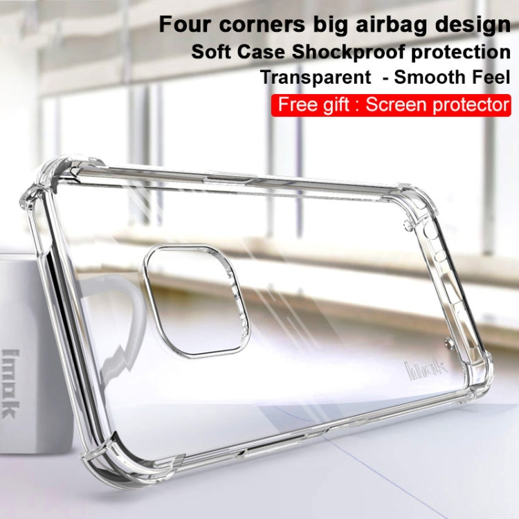 For Nokia XR20 IMAK All-inclusive Shockproof Airbag TPU Case with Screen Protector(Transparent) - Nokia Cases by imak | Online Shopping UK | buy2fix