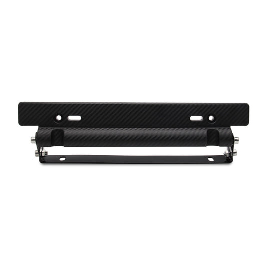 PZK-006-TW Car Modification Adjustable American Carbon Fiber Pattern License Plate Frame by buy2fix