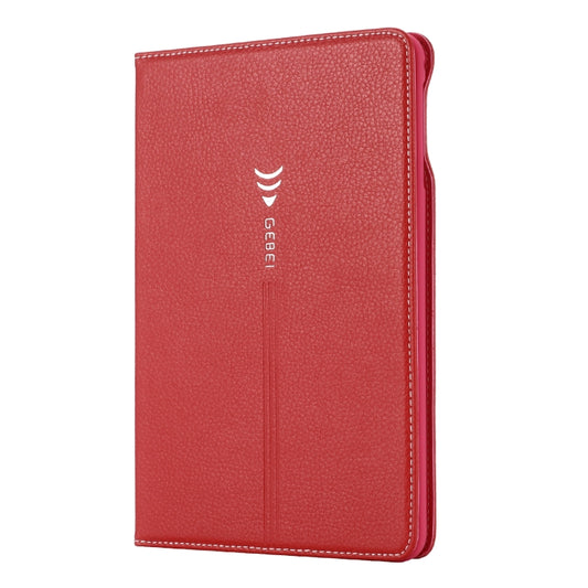 For iPad Mini 2019 & 4 & 3 & 2 & 1 GEBEI PU+TPU Horizontal Flip Protective Case with Holder & Card Slots(Red) by GEBEI