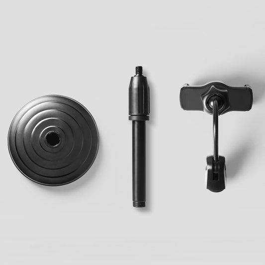 Desktop Stand Mobile Phone Tablet Live Broadcast Stand Telescopic Disc Stand(Black) by buy2fix