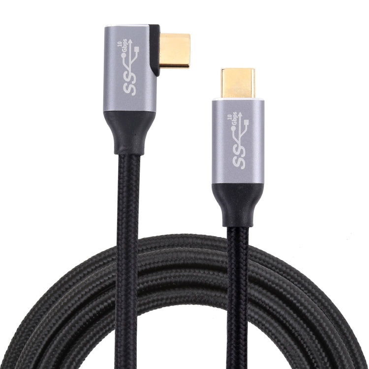 USB-C / Type-C Male to USB-C / Type-C Elbow Transmission Data Cable, Cable Length:3m - USB-C & Type-C Cable by buy2fix | Online Shopping UK | buy2fix