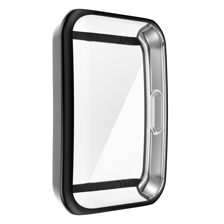 For Huawei Band 6 / 6 Pro / Honor Band 6 Full Coverage TPU Electroplating Protective Case Cover(Black) - Watch Cases by buy2fix | Online Shopping UK | buy2fix