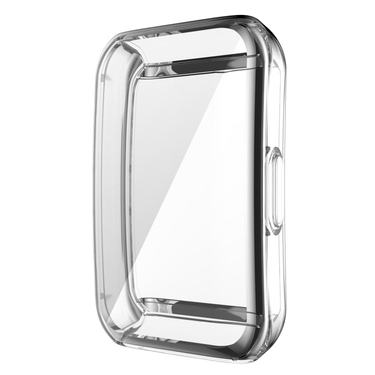 For Huawei Band 6 / 6 Pro / Honor Band 6 Full Coverage TPU Electroplating Protective Case Cover(Transparent) - Watch Cases by buy2fix | Online Shopping UK | buy2fix