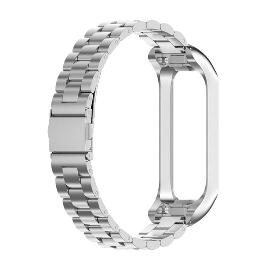 For Samsung Galaxy Fit2 SM-R220 Three-beads Steel Watch Band(Silver) by buy2fix