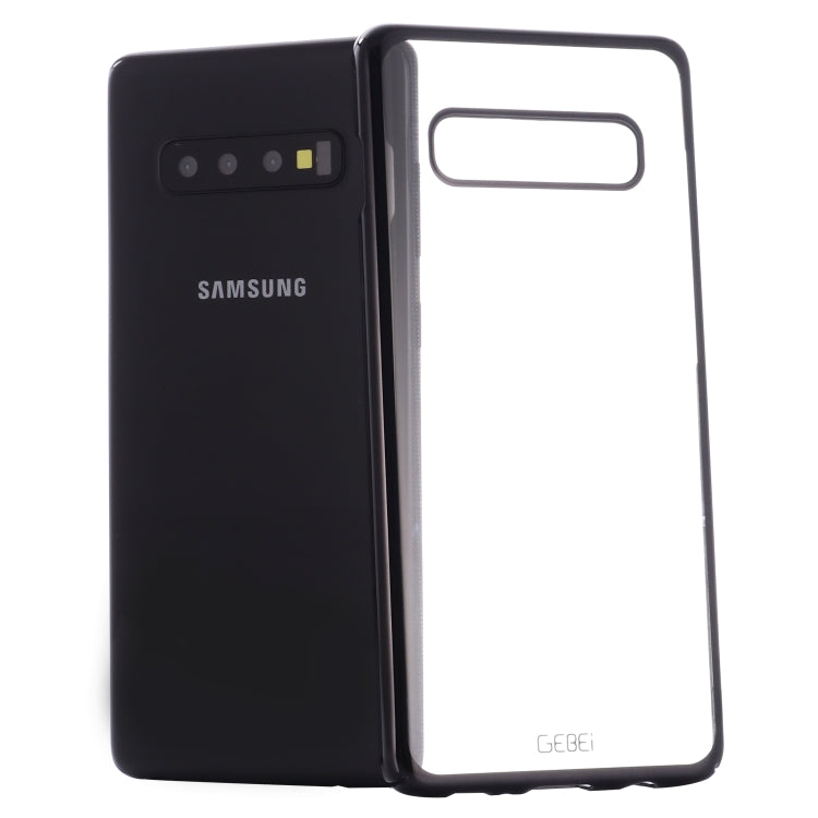For Galaxy S10e GEBEI Shockproof Plating PC Protective Case(Black) - Galaxy Phone Cases by GEBEI | Online Shopping UK | buy2fix