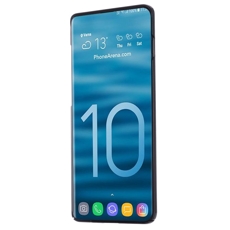 For Galaxy S10 GEBEI Shockproof Plating PC Protective Case(Black) - Galaxy Phone Cases by GEBEI | Online Shopping UK | buy2fix