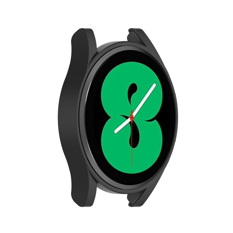 For Samsung Galaxy Watch4 44mm Half Coverage Hollowed PC Protective Case(Black) - Watch Cases by buy2fix | Online Shopping UK | buy2fix