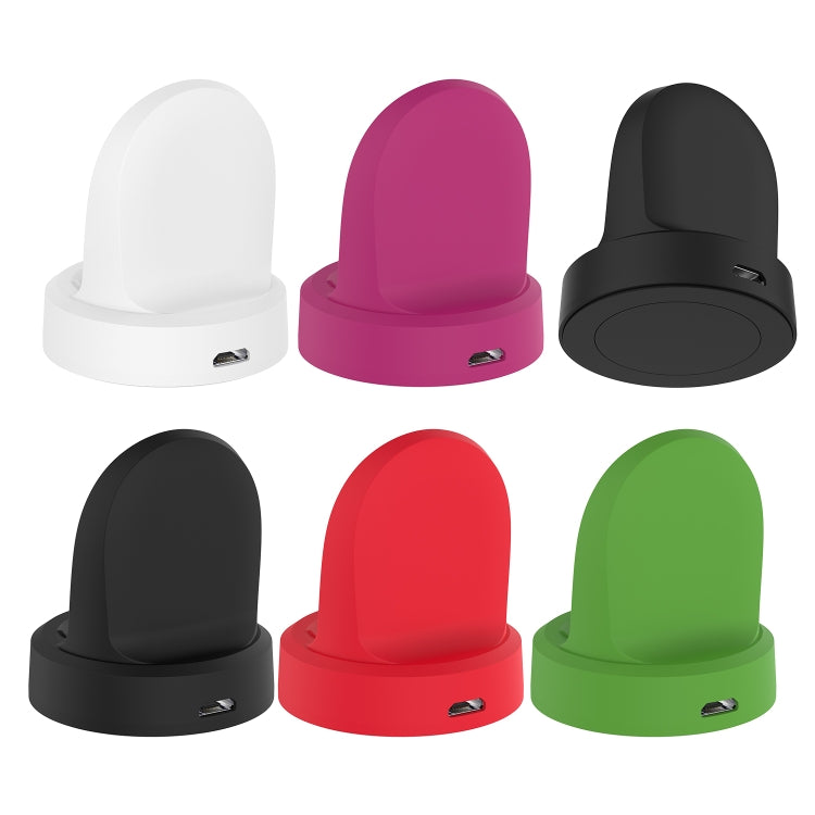 For Samsung Galaxy Watch4 Classic / Galaxy Watch4 Universal Silicone Charger Holder(Black) by buy2fix