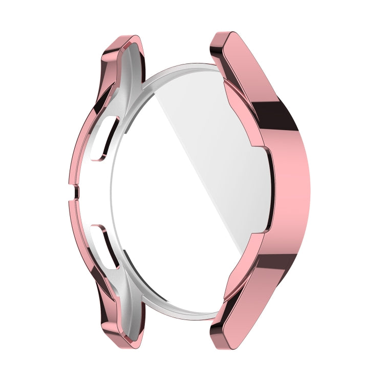 For Samung Galaxy Watch4 40mm Full Coverage TPU Electroplating Protective Case Cover(Pink) - Watch Cases by buy2fix | Online Shopping UK | buy2fix