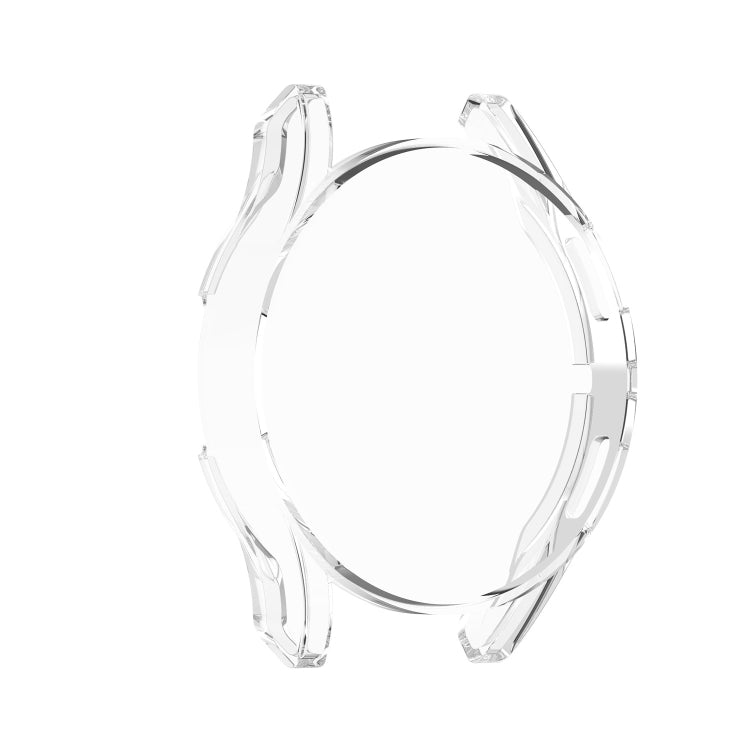 For Samung Galaxy Watch4 40mm Full Coverage TPU Electroplating Protective Case Cover(Transparent White) - Watch Cases by buy2fix | Online Shopping UK | buy2fix